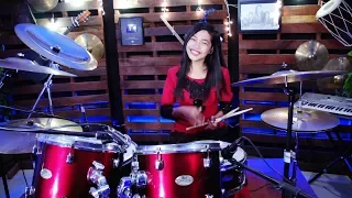 joget hati senang adibah noor drum cover by nur amira syahira