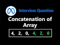 Concatenation of Array - Leetcode 1929