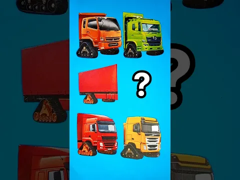 Mencocokkan mobil truck kontainer roda tank 😱😱