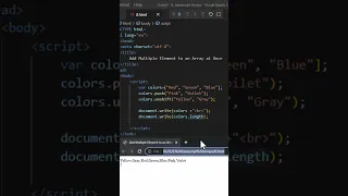 Add Multiple Element to an Array at Once
