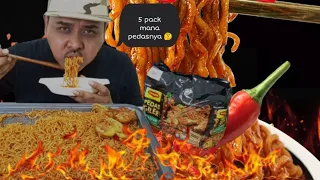 Download Parah terciduk 5 pack Maggi Pedas Giler ni | mukbang malaysia | MP3