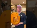 Pumpkin carving with the whole Wilkins fam