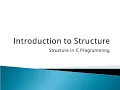 116 - Introduction to Structure in C Programming