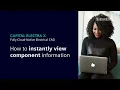 How to instantly view component information in Capital Electra X