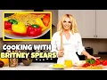 Britney Spears Cooking Up A Scrumptious Bell Pepper Omelette Delight