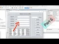 JAVA Tutorial 6 - How To Set A JTable Selected Row Data Into JTextfields in Java With Source Code