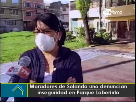 Moradores de Solanda uno denuncian inseguridad en parque Laberinto
