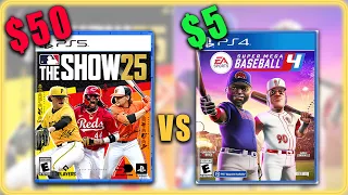 I bought this 5 Baseball game to see if it was better than MLB The Show