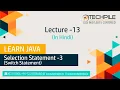 Switch Statement in java in Hindi Switch statement in java programming in Hindi Techpile