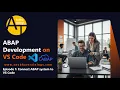 E01 Build your ABAP code on VS Code New ADT Extension is now available Develop ABAP in VS Code