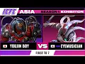 Download Lagu Youjin Boy (Gigas) vs EQNX Eyemusician (Yoshimitsu) FT7 - ICFC ASIA: Season 1 Exhibition