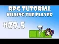 5 Unity RPG Tutorial - Killing the player