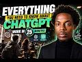 ChatGPT WORK Everything YOU NEED to KNOW in 25 Minutes Full Tutorial