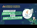 Mastering Java Basics Unveiling the Power of a Simple Calculator Java Education Series