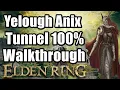 Yelough Anix Tunnel 100 Walkthrough ALL ITEMS And Astel Stars of Darkness Boss in Elden Ring