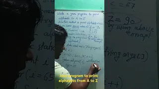 Java program to print alphabets from A to Z