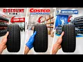 We Tested The Same Tires at Costco Walmart and Discount Tire One Is RIPPING You Off