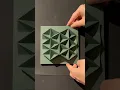 Origami Triangles mini Green