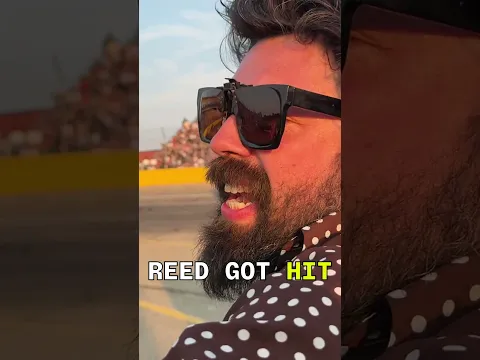 WE GOT CONTACT! Watch the Dominator #3 race car get rubbed in Michigan 100!
