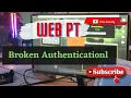 Broken Authentication Tutorial - WEB Penetration Testing Craw Cyber Security