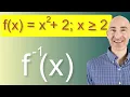 Find the Inverse of a Function with Domain Restrictions