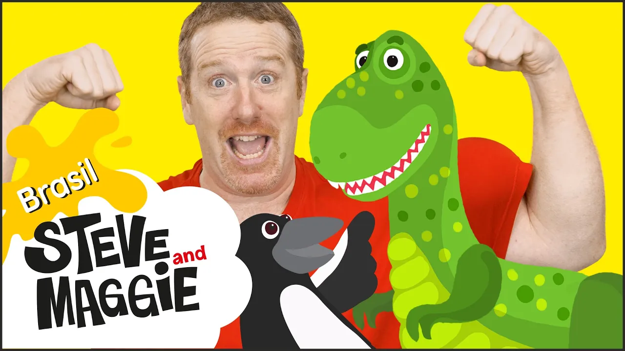 Caça ao Dinossauro na Nova Casa Para Crianças de Steve and Maggie Brasil
