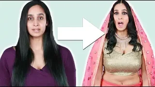 women get bollywood inspired makeovers