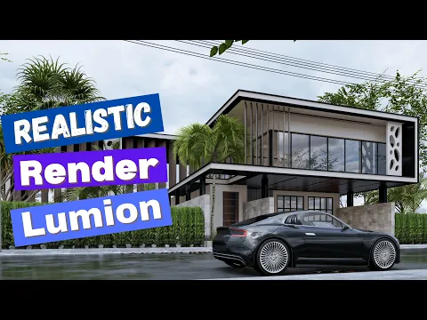 Lumion exterior rendering tutorial preview