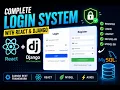 React Django REST Framework Authentication Tutorial Login Register Logout
