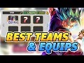 BEST TEAMS EQUIPS FOR ULTRA VEGITO BLUE Dragonball Legends