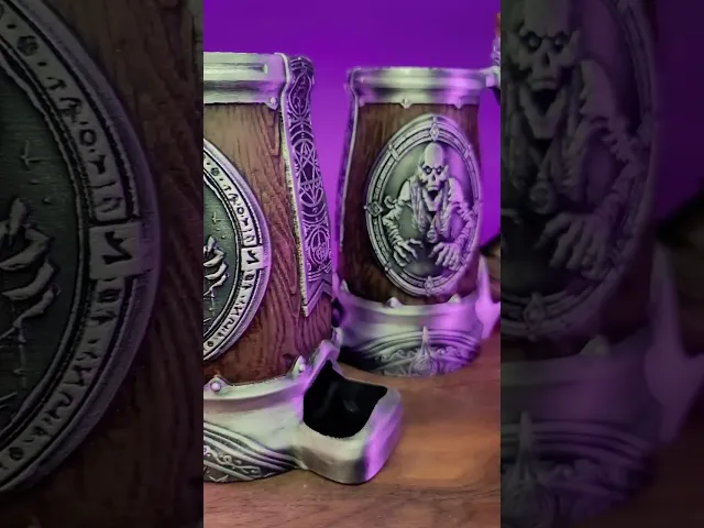 Necromancer 12 oz Can Cozy Dice Tower Double Pack video thumbnail