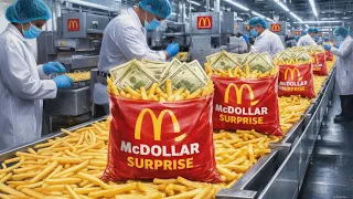 Million of McDonald’s Fries Per Hour! 🍟 The Most Satisfying Mega Factory Process!