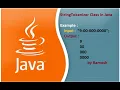 JAVA FAQ 51 StringTokenizer Class in Java