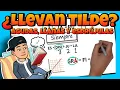 REGLAS de ACENTUACION o TILDACION para NINOS de PRIMARIA AGUDAS LLANAS o graves y ESDRUJULAS