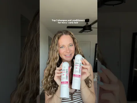 Top 3￼ shampoo and conditioners for wavy/curly hair🫧🎀💦#curlyhair #wavyhair #haircare #washday