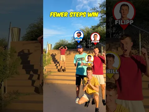 Fewer Jumps Up The Stairs Wins!