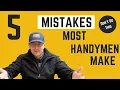 5 Mistakes Most Handymen Make Don t do this
