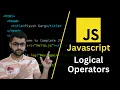 Logical Operators In Javascript