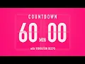 60 Minute Countdown Timer Flip Clock with Vibration Beeps