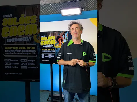 Já marca na agenda e chama quem também vai fazer o ENEM! 🚀