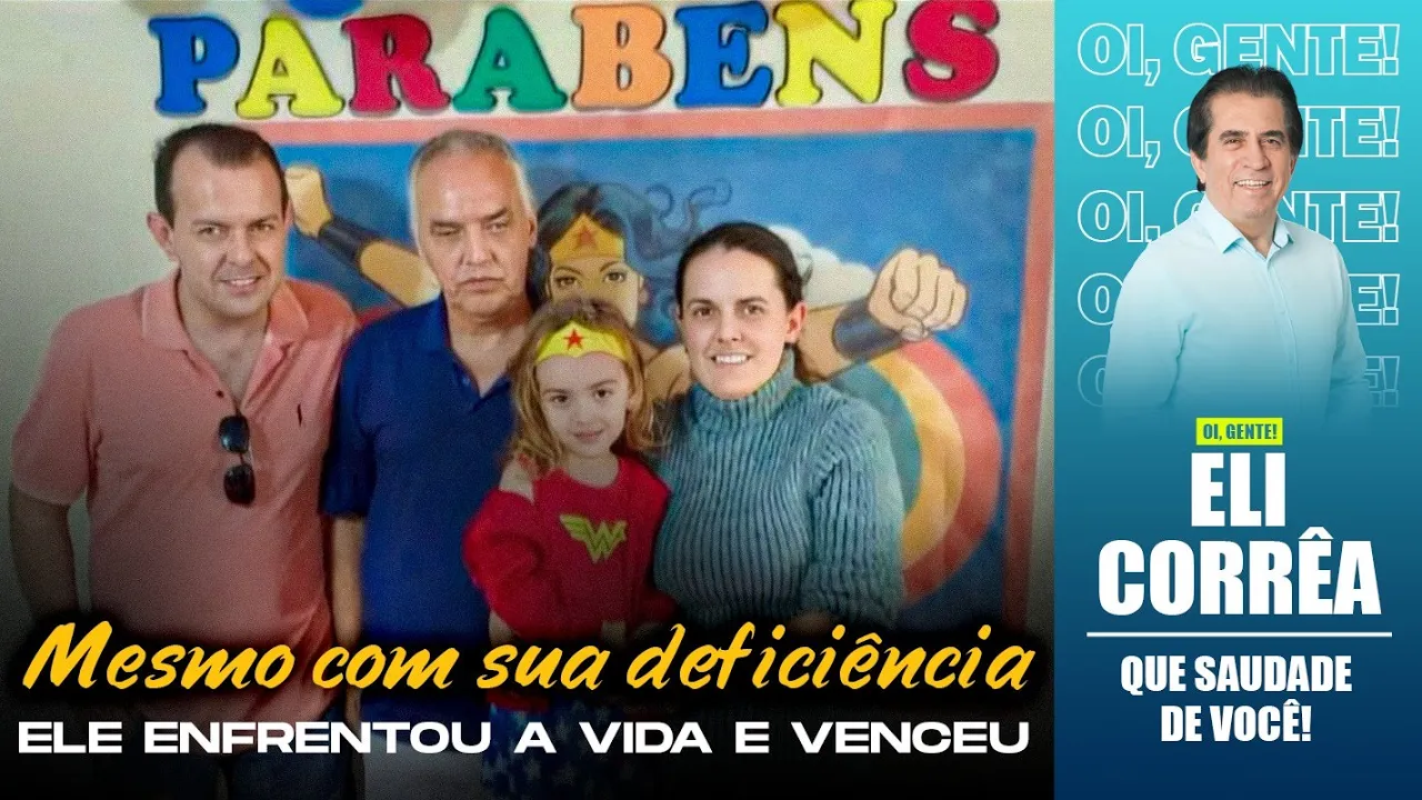 Mesmo com sua deficiência, ele enfrentou a vida e venceu | Eli Corrêa Oficial |