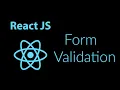 ReactJS Form Validation in Hindi