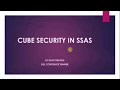 Cube Security In SSAS