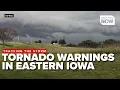 Tornado warning in eastern Iowa