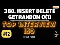 Leetcode 380 Insert Delete GetRandom O 1 Medium Java Solution