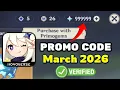 Genshin Impact Redeem Codes March 2026 - 999 999 Free Primogems All Working Codes How to Redeem