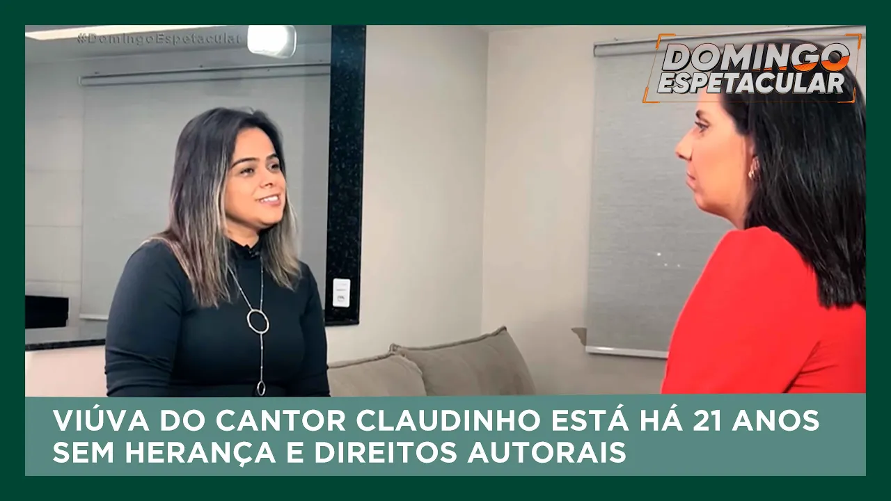 Viúva de Claudinho relata o seu drama e indignação  | Domingo Espetacular