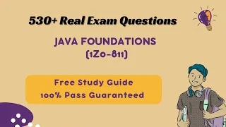Java Foundations 1Z0-811 Practice Exam Tests 2026 PDF