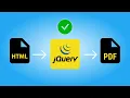 DIV to PDF HTML to PDF using jQuery with CSS Images Support