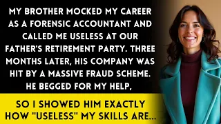 My Brother Called Me Useless, But When He Lost His Company To Fraud...